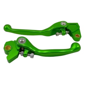 Kit Manete Kxf 250 04/12 - Kxf 450 06/12 Retrátil Gaia Mx Verde