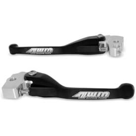 Segunda imagem do produto Kit Manete Kxf 250 13/16 - Kxf 450 13/16 Retrátil 4win Preto