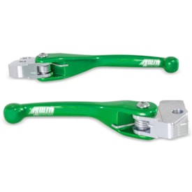 Kit Manete Kxf 250 13/16 - Kxf 450 13/16 Retrátil 4win Verde