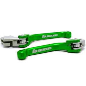 Kit Manete Kxf 250 13/20 - Kxf 450 13/18 Retrátil Biker Verde