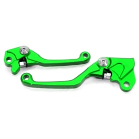 Kit Manete Kxf 250 13/20 - Kxf 450 13/18 Retrátil Verde Red Dragon