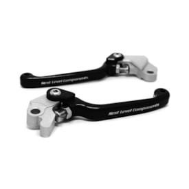 Segunda imagem do produto Kit Manete Kxf 250 21/26 - Kxf 450 19/26 Retrátil Biker Preto