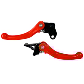 Segunda imagem do produto Kit Manete Tornado - Xr 200 Retrátil Amx Concept Vermelho