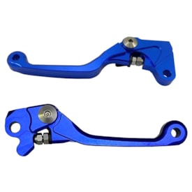 Kit Manete Yzf 250 07/23 - Yzf 450 08/23 Retrátil Red Dragon Premium Azul