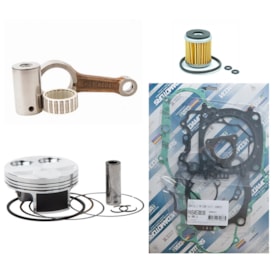 Kit Motor Yzf 250 Pistão Biela Junta Vertex