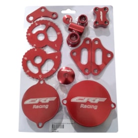 Kit Peças Anodizadas Crf 230 Fx - 13 Peças Vermelho