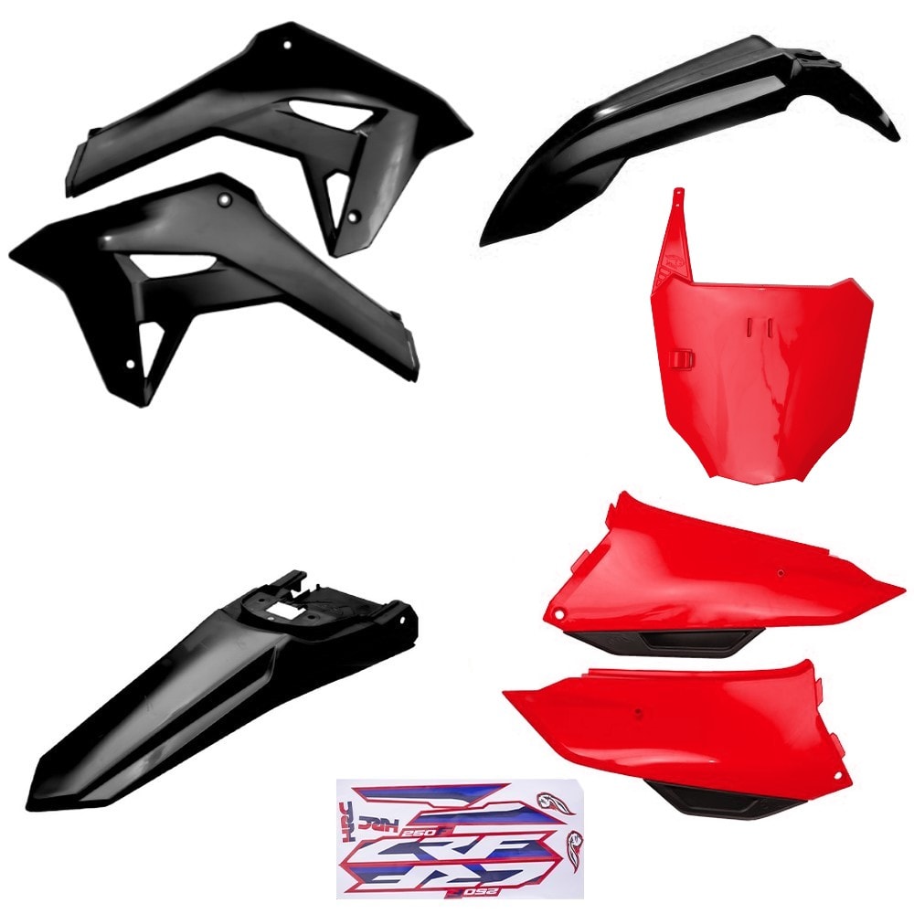 Kit Plástico Cr 125 00/01 - Cr 250 00/01 Completo Polisport