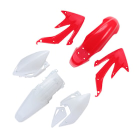 Kit Plástico Completo Crf 450x 05/17 Ufo Vermelho Branco