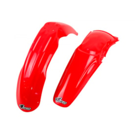 Segunda imagem do produto Kit Plástico Cr 125 00/01 - Cr 250 00/01 Completo Ufo Vermelho Branco