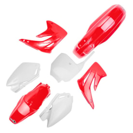 Kit Plástico Cr 125 02/03 - Cr 250 02/03 Ufo Vermelho Branco