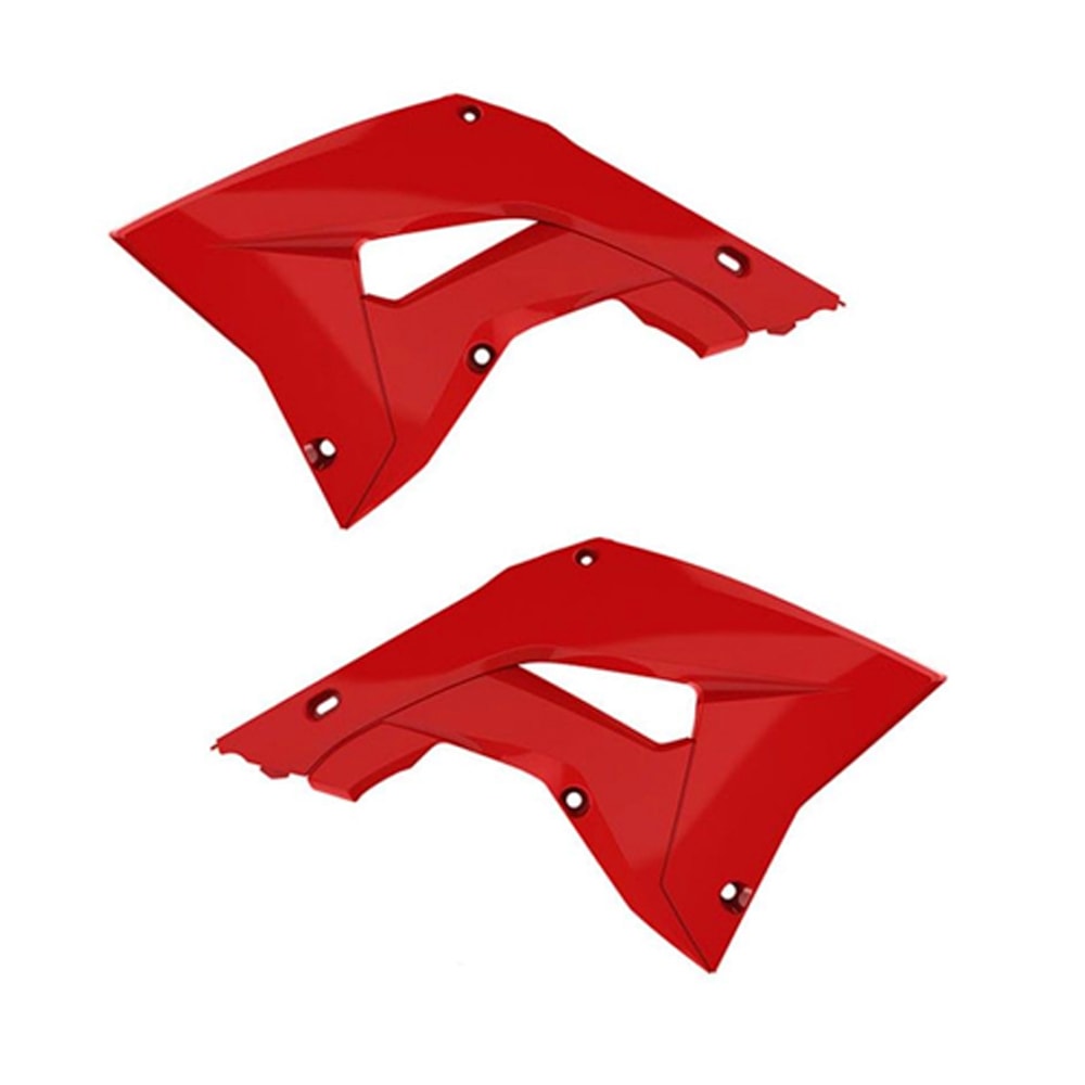 Kit Plástico Cr 125 02/07 - Cr 250 02/07 Polisport Vermelho Branco