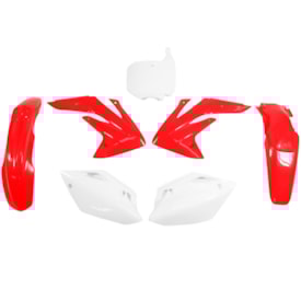 Kit Plástico Crf 150r 07/20 Red Dragon Vermelho Branco