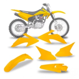 Kit Plástico Crf 230 08/14 Protork Amarelo