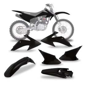 Kit Plástico Crf 230 08/14 Protork Preto