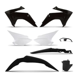 Kit Plástico Crf 230 15/22 Protork Preto