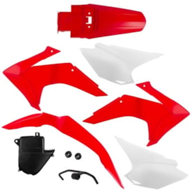 Kit Plástico Crf 230 15/22 Protork Vermelho