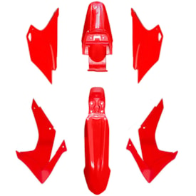 Kit Plástico Crf 230 Amx Avtec Vermelho