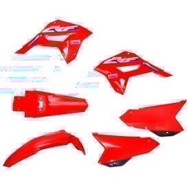 Kit Plástico Crf 230 Amx F21 Vermelho