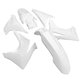 Segunda imagem do produto Kit Plástico Crf 230 Amx Select Branco