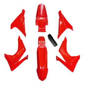 Kit Plástico Crf 230 Amx Select Vermelho