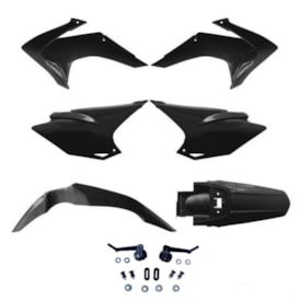 Kit Plástico Crf 230 Avtec Preto