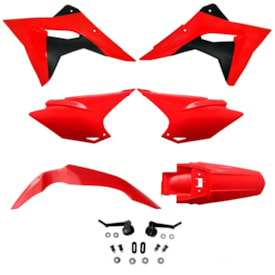 Kit Plástico CRF 230 AvTec PRO Vermelho