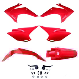 Kit Plástico Crf 230 Avtec Vermelho