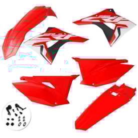 Kit Plástico Crf 230 Biker Elite Vermelho