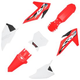 Kit Plástico Crf 230 Biker MY23 Vermelho Branco