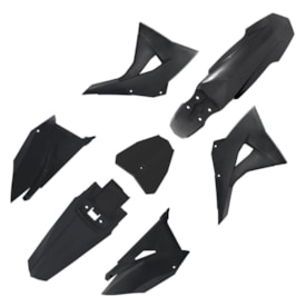 Kit Plástico Crf 230 Biker Next Preto