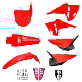 Kit Plástico Crf 230 Completo Amx F-25 Vermelho