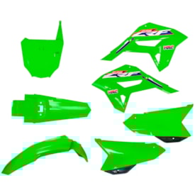 Kit Plástico Crf 230 Completo Amx F21 Verde
