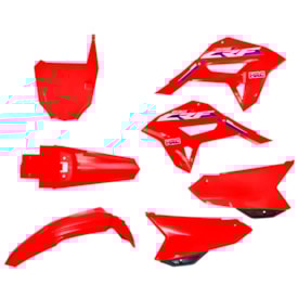 Kit Plástico Crf 230 Completo Amx F21 Vermelho