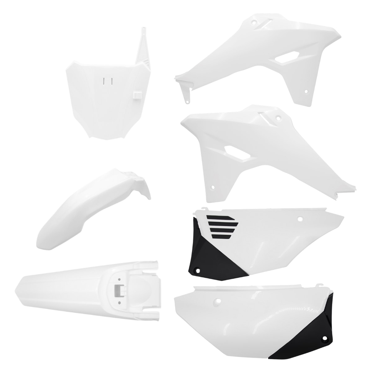 Kit Plástico Crf 250f 300f Completo Amx F-27 Branco