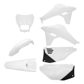 Kit Plástico Crf 250f 300f Completo Amx F-27 Branco