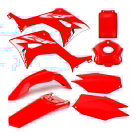 Kit Plástico Crf 250f Amx Vermelho