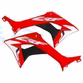 Segunda imagem do produto Kit Plástico Crf 250f Amx Vermelho Preto