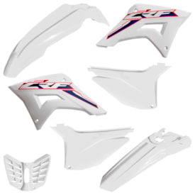 Kit Plástico Crf 250f Anker Alligator Branco