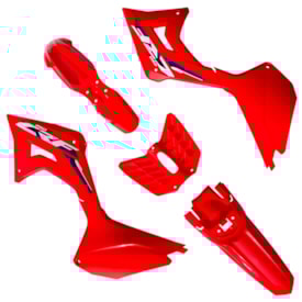 Segunda imagem do produto Kit Plástico Crf 250f Anker Alligator Vermelho