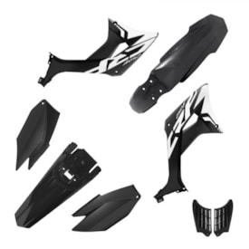 Kit Plástico Crf 250f Biker Evo Preto
