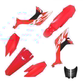 Kit Plástico Crf 250f Biker Evo Vermelho