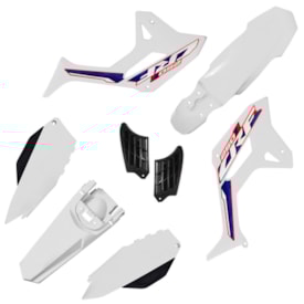 Kit Plástico Crf 250f Biker R1de Branco