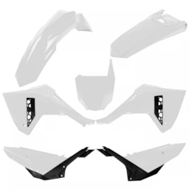 Segunda imagem do produto Kit Plástico Crf 250f Completo Amx F-25 Branco