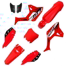 Kit Plástico Crf 250f Completo Biker 4ction Vermelho