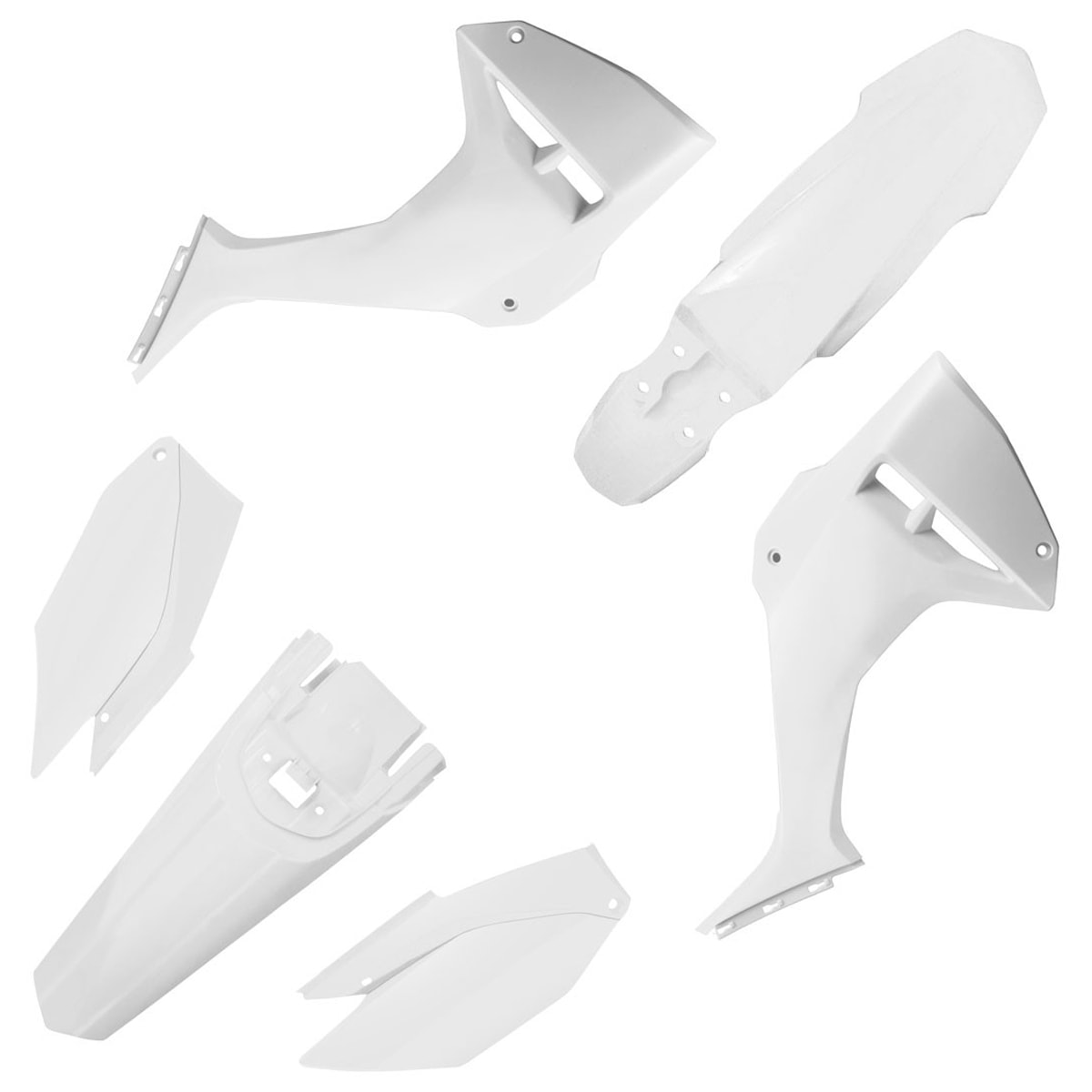 Kit Plástico Crf 250f - Crf 300f Biker MY26 Branco
