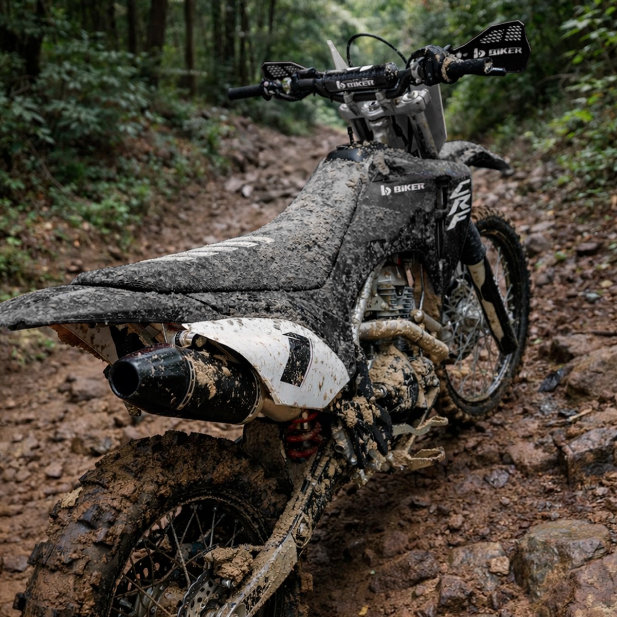 Segunda imagem do produto Kit Plástico Crf 250f - Crf 300f Biker MY26 Preto