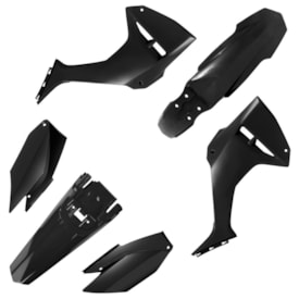 Kit Plástico Crf 250f - Crf 300f Biker MY26 Preto