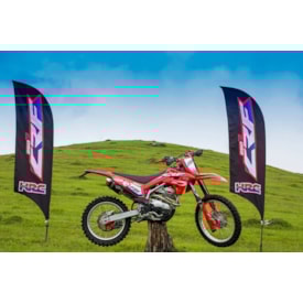 Segunda imagem do produto Kit Plástico Crf 250f F21 Completo Amx Vermelho