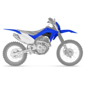Segunda imagem do produto Kit Plástico Crf 250f Protork com Carenagem de Farol Azul