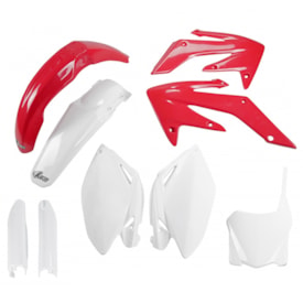 Kit Plástico Crf 250r 08/09 Completo Ufo Vermelho Branco